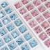 DZ 3009 12x12 mm square shape crystal fancy stone 